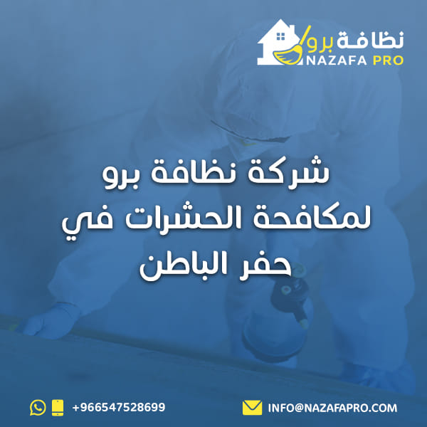 شركة نظافة برو لمكافحة الحشرات في حفر الباطن