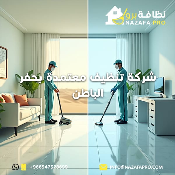 شركة تنظيف معتمدة بحفر الباطن - 0547528699
