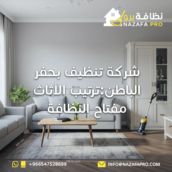 ترتيب الأثاث مفتاح النظافة - 0547528699
