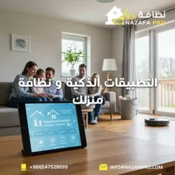 التطبيقات الذكية و نظافة منزلك