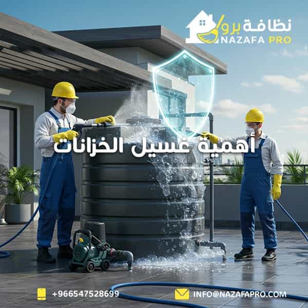 أهمية غسيل الخزانات العلوية