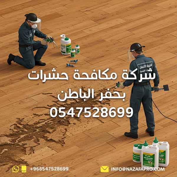 شركة مكافحة حشرات بحفر الباطن - 0547528699