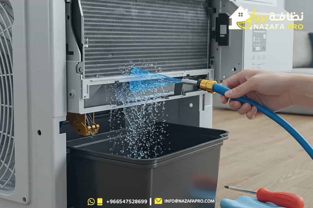 خطوات-تنظيف-صرف-المياه-في-المكيف