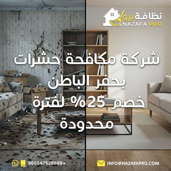 شركة مكافحة حشرات بحفر الباطن مكافحة حشرات بحفر الباطن شركة رش مبيدات بحفر الباطن مكافحة الصراصير بحفر الباطن شركة ابادة حشرات بحفر الباطن افضل شركة مكافحة حشرات بحفر الباطن رش مبيدات بحفر الباطن